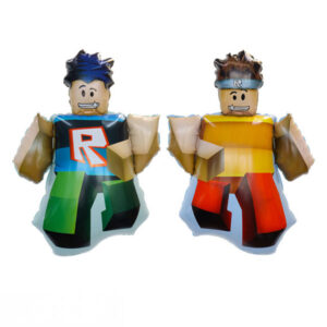 Roblox character double sided foil balloon 86x64cm air fill, Auckland NZ