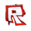 Roblox - R Sign Foil Balloon Roblox R Logo red white foil balloon 61x50cm air fill, Auckland NZ