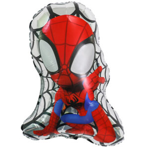 Spider-Man web foil balloon 47x72cm air fill, Auckland NZ