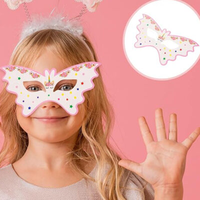 Unicorn Butterfly Party Masks