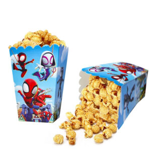 Spidey and Amazing Friends popcorn boxes 6.5x4.5x13cm 6 pieces, Auckland NZ
