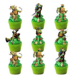 Teenage Mutant Ninja Turtles cupcake toppers 24 pieces TMNT, Auckland NZ