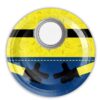 Despicable Me Birthday Plates 10PCS- Minion Overalls Themed Disposable Party Plates for Kids Supplies