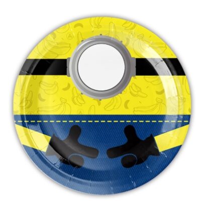 Despicable Me Birthday Plates 10PCS- Minion Overalls Themed Disposable Party Plates for Kids Supplies