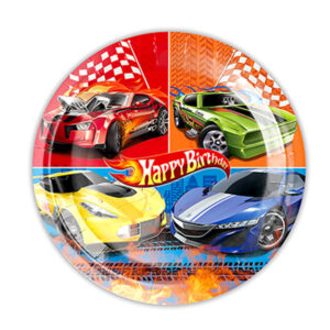 Race car Happy Birthday plates 7 inch 10 pieces, Auckland NZ