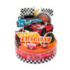 Race car birthday cake topper 5.9x7.7 inch acrylic, Auckland NZ