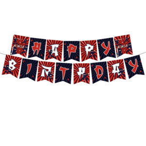 Ninja Happy Birthday banner warrior themed party garland, Auckland NZ