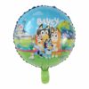 Bluey Family Round Foil Balloon Bluey family round foil balloon 18 inch helium quality, Auckland NZ