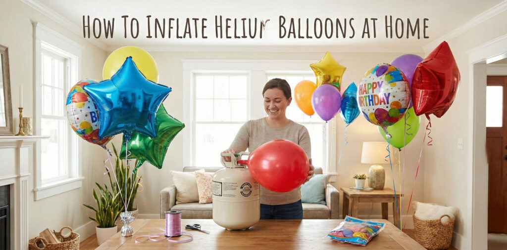How to Inflate Helium Balloons at Home