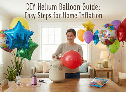 How to Inflate Helium Balloons at Home