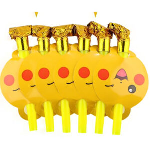 Pokémon Pikachu style party blowouts 6 pieces yellow, Auckland NZ