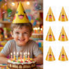 Pokémon Pikachu cone party hats 6 pieces yellow, Auckland NZ