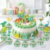 Dinosaur theme cake decoration kit large topper and 12 cupcake picks, Auckland NZ