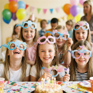 Mermaid party glasses under the sea birthday favours 8 pack, Auckland NZ