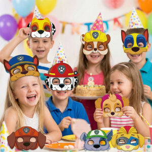 PAW Patrol birthday party masks 12 pieces character favours, Auckland NZ