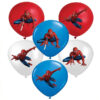 Spiderman latex balloon package 6 pieces kids superhero birthday, Auckland NZ