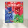PJ Masks Scene Setter with Photo Props 1.8m Wall Decorating Kit Party Decorations Auckland NZ