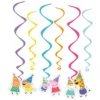 Peppa's Party Spiral Decorations Peppa Pig's Party Hanging Swirl Decorations 6 Pack Peppa George Party Decorations Auckland NZ
