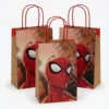 Spider-Man Webbed Wonder Paper Kraft Bags 21cm Party Favour Bags Superhero Party Auckland NZ