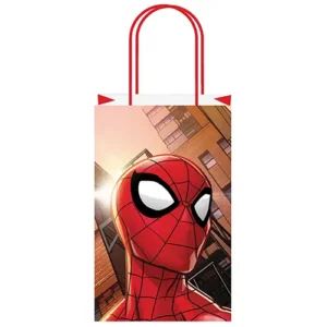 Spider-Man Webbed Wonder Paper Kraft Bags 21cm Party Favour Bags Superhero Party Auckland NZ