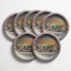 Star Wars Mandalorian Baby Yoda paper plates 17cm 8pk – Star Wars party tableware NZ, Balloons4you Auckland