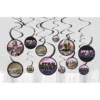 The Mandalorian Star Wars Spiral Swirl Decorations Value Pack Star Wars Mandalorian hanging swirl decorations 12pk featuring Baby Yoda Grogu Mandalorian and IG-11 – Star Wars party ceiling decorations NZ, Balloons4you Auckland