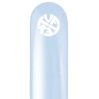 260TT MONET Blue Plain Modelling Latex TUFTEX TUFTEX 260 modelling balloons in Monet blue pack of 50, 2in x 60in plain natural latex twisting balloons NZ — Balloons4you Silverdale Auckland