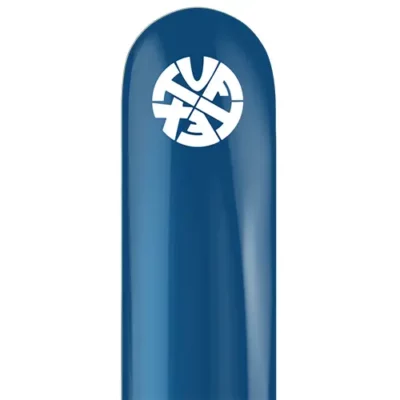 TUFTEX 260 modelling balloons in navy pack of 50, 2in x 60in plain natural latex twisting balloons NZ — Balloons4you Silverdale Auckland
