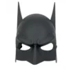 Batman half face party mask 22cm x 15.5cm, black bat design superhero mask for Batman-themed birthday parties NZ — Balloons4you Silverdale Auckland