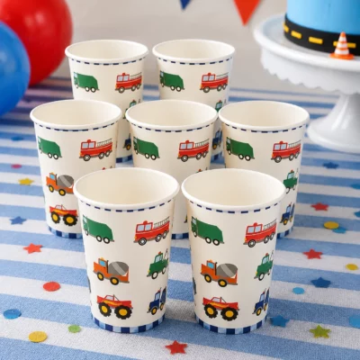Cars-Trucks-Transport-Party-Cups-10PCS2